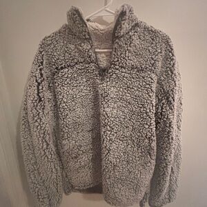 Thread & Supply Cream Sherpa Jacket